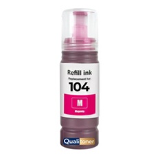 Bouteille d'encre Générique Magenta 70 ml 4500 pages compatible pour Epson E104M C13T00P340 104 EcoTank ET-2710 ET-2720 ET-2810 ET-4800