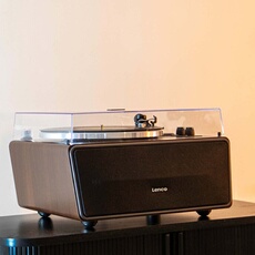 Lenco LS-470WA Tourne-disque entraîné par courroie Noir - vue 2