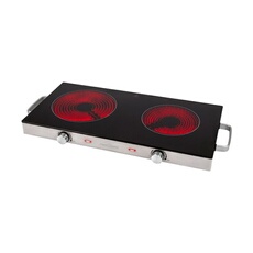 Double plaques de cuisson infra PC-DKP 1211