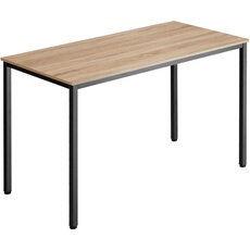 Bureau style industriel en panneau aggloméré bois clair