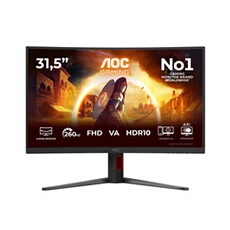 Gaming C32G4Z 31,5" incurvé 260 Hz Full HD Noir et Rouge