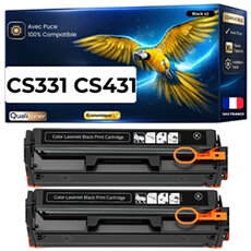 Toner Générique 20N20K0 Noir compatible Lexmark CS331dw CS431dw CX331adwe CX431adw - Pack de 2 - 1500 pages
