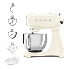 Robot Pâtissier SMEG SMF05CREU – 1000 W, 4,8 L, 10 Vitesses - vue 3
