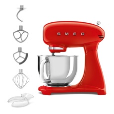 Robot Pâtissier SMEG SMF05RDEU – 1000W, Bol 4.8L, 10 Vitesses - vue 5