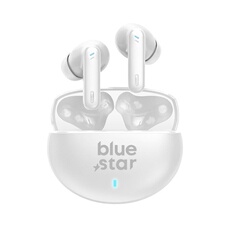Ecouteurs sans fil Bluetooth avec réduction de bruit ANC ENC Blanc