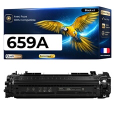 Toner compatible HP W2010A 659A Noir 16000 pages pour Color LaserJet Enterprise M856dn M776dn
