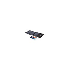 Chargeur Dual USB Appareils Panneau Solaire Portable Pliable 21W Etanche Noir