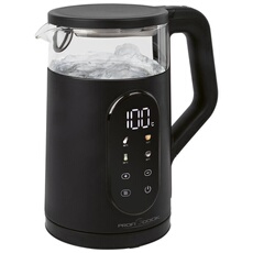 Proficook - Bouilloire électrique - 1,7L - Verre - Noir