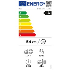 Lave-vaisselle encastrable Miele G 7080 SCVi AD Blanc