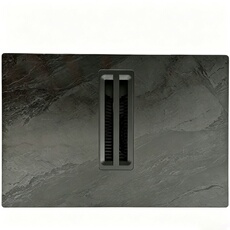 Table induction aspirante encastrable LIN90DAI1F2ZMARBLE 4 foyers 77cm Gris Marbre 7370W 600m³/h