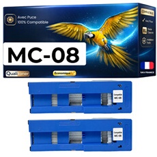 Kit de maintenance compatible Canon MC-08 MC08 1320B006 - Pack de 2 - pour imagePROGRAF 8000 8100 8300 8400 9000 9400