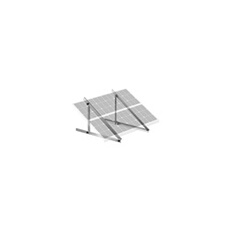 Support de Fixation de Panneaux Solaires Inclinable Réglable 0-90° 127 cm
