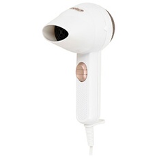 Sèche-Cheveux de Voyage Compact, 2 Niveaux de Puissance, Moteur à Faible Bruit MS2275 Blanc