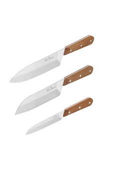 Tefal K422s3 Acier Inoxydable 3 Pièces Jeu De Couteaux - vue 2