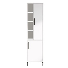 Armoire multifonctionnelle en bois "Vile" - 45 x 35 x 174 cm - Blanc