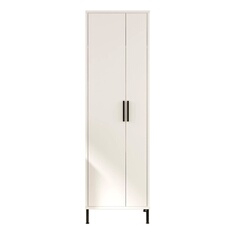 Armoire multifonctionnelle en bois "Jienna" - 50 x 36 x 165 cm - Blanc