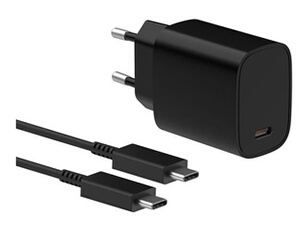 DLH - Adaptateur secteur - 20 watt - 3 A - PD 3.0, QC 3.0 (USB-C) - noir