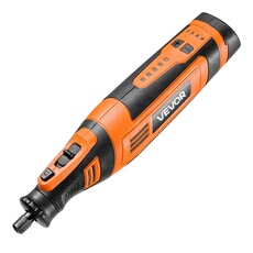 VEVOR 136-tlg. Akku Multifunktionswerkzeug, DC8V tragbares Mini-Rotationswerkzeug, 5 Gang 5000–30000 U/min, zum Gravieren, Schleifen, Polieren, Schnitzen, Schleifen, Schneiden, Heimwerkerhandwerk