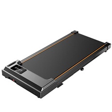 Tapis de Marche FT33 Compact Ultra-plat - Inclinaison Manuelle, Vibration, 6 km/h - Orange
