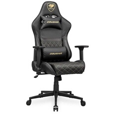 Fauteuil gamer Armor One V2 Gold F - Cuir synthétique - Noir - 120 kg