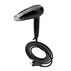 Sèche-Cheveux Electrique 850W avec Air Froid / Chaud Noir