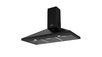Hotte décorative murale Leisure H1001PKF Noir