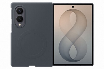 Pack 2 en 1 Coque magnétique en silicone + Film anti reflet pour Samsung Galaxy Z Fold 8 - vue 2