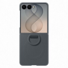 Coque magnétique en silicone avec anneau pour Samsung Galaxy Z Flip 8 - vue 3