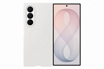 Pack 2 en 1 Coque magnétique en silicone Crème + Film anti reflet pour Samsung Galaxy Z Fold 8 Ultra - vue 2