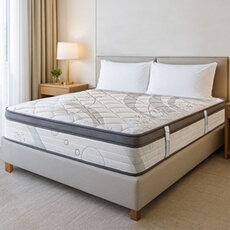 Matelas Relaxation - Ressorts ensachés - Mousse haute densité - Mi-ferme - 27 cm - 180x200 cm - avec oreiller(s)