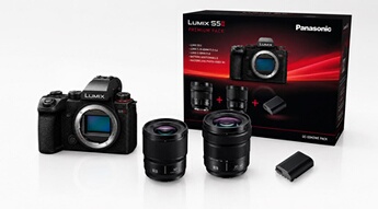 Pack Appareil photo hybride Panasonic Lumix S5II + Objectif 20 60 mm F3.5 5.6 + Objectif 50 mm F1.8 + Masterclass Photo Vidéo 3h + 2ème Batterie - vue 2