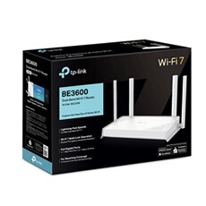 TP Link Archer BE220W V1 Routeur sans fil commutateur 4 ports 1GbE Wi Fi 7 Bi bande - vue 5