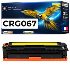 Toner 067 CRG-067 Jaune 2450 pages compatible pour Canon i-SENSYS LBP 631Cw 633Cdw MF 651Cw 655Cdw 657Cdw