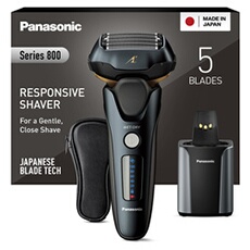 Panasonic ES LV97 Rasoir Électrique 5 Lames Wet & Dry 5 Accessoires Autonomie 50 min Charge 1 h Moteur Linéaire