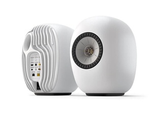 Enceintes connectées Hi Fi KEF LS Luxe Minéral vendues par paire - vue 2
