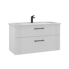 Meuble Vasque Bari 100 v2 MDF TherMold 100 x 45 x 55 cm Matte White