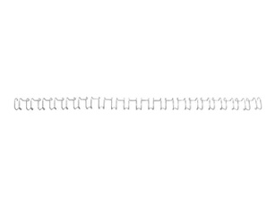 MultiBind - 14 mm - 21 anneaux - A4 (210 x 297 mm) - 130 feuilles - argent - 100 unités fil de ligature - pour GBC MultiBind 220, 230, 230E, 420