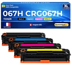 Toner Générique CRG-067H compatible Canon - Pack de 4 - Multicolore 13000 pages