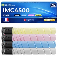 Pack 4 Toners Xerox IMC4500 Multicolore 33000 pages compatible IM C4500, C4500A, C5500, C5500A, C6000, C6000A
