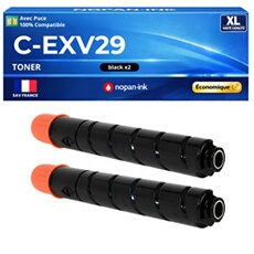 Toner compatible Canon CEXV29 Pack 2 Noir 36000 pages