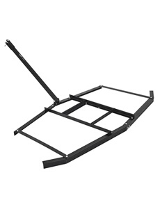 VEVOR Schleppegge, 188x199x11 cm, Wiesenegge, Q235 Stahl-Rasentraktor mit verstellbaren Stangen und Bolzenkupplung, Wiesenschleppe für Geländefahrzeuge, UTVs, Garten- und Rasentraktoren