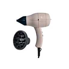 Velecta - Coffret Sèche Cheveux - Iconic TGR 1.7 - Rose Poudré avec marquage OR + Diffuseur