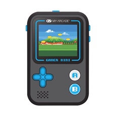 Gamer mini classic 160 en 1 bleu et noir