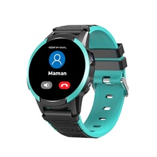 Slim 32 mm Vert avec bracelet Noir et Vert