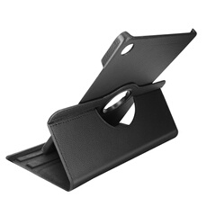 Etui pour Galaxy Tab A9 Plus / A11 Plus Support Rotatif Paysage Portrait Noir
