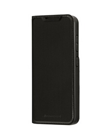 Oslo - Etui à rabat pour téléphone portable - polyuréthane (PU), plastique - noir - pour Samsung Galaxy S23+