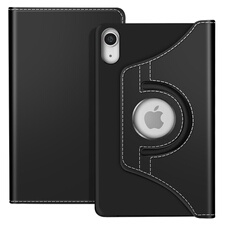 Etui pour iPad 11 2025 et 10 2022 Support Rotatif Paysage Portrait Noir
