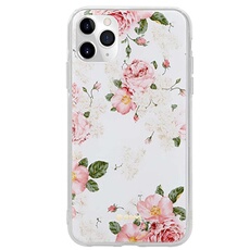 Coque pour iPhone 11 Pro Série Flower Case Motif 02 Protection Elégant Crong Blanc