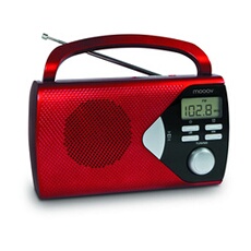 METRONIC - radio portable rouge