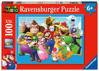 Puzzle 100 pièces XXL Let's go Super Mario